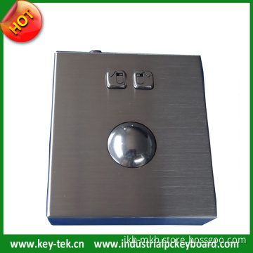 Vandal Proof Stainless Steel Industrial Trackball with Trackball